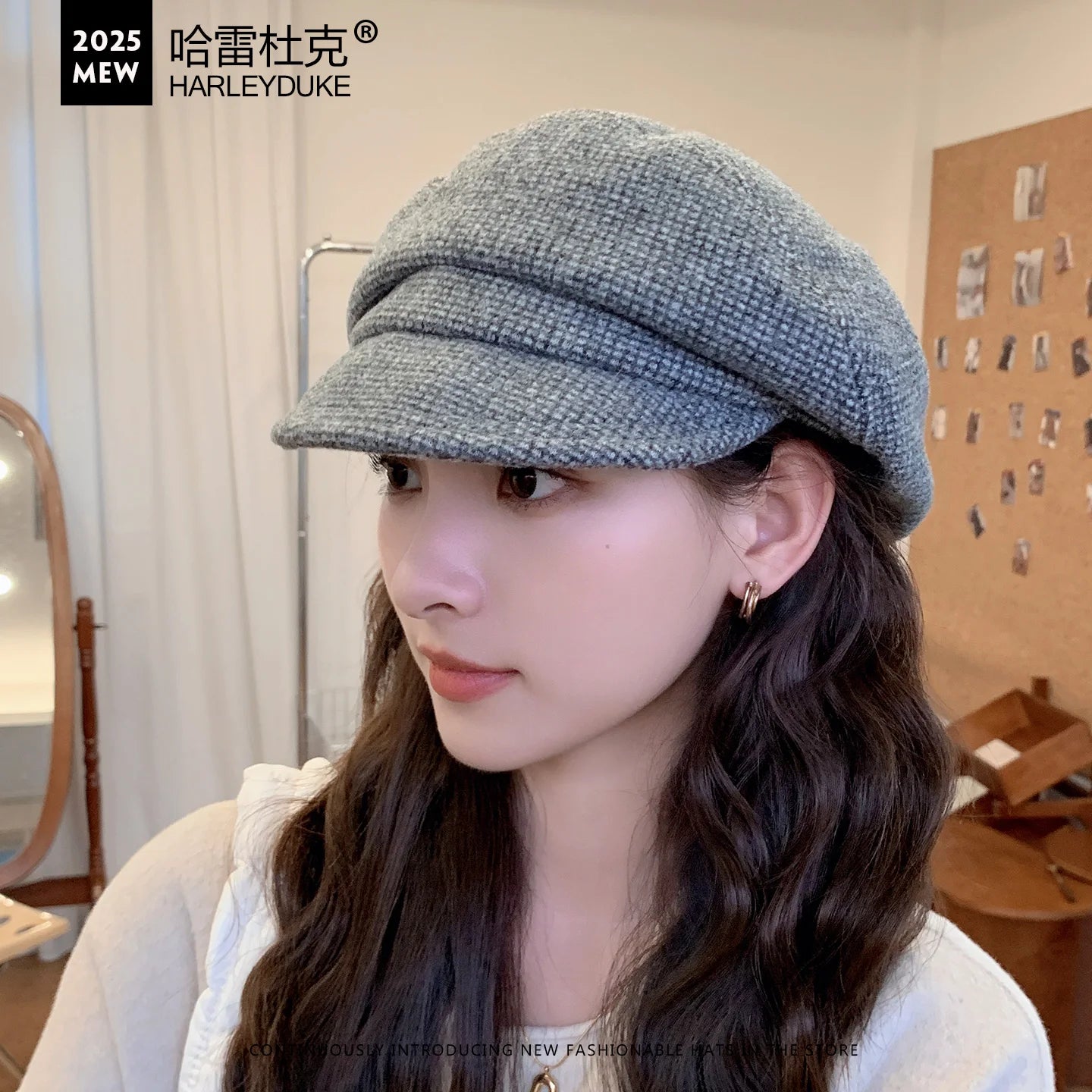 BelleÉpoque™ 3-Way Convertible Wool Beret – Vintage British Style Winter Hat