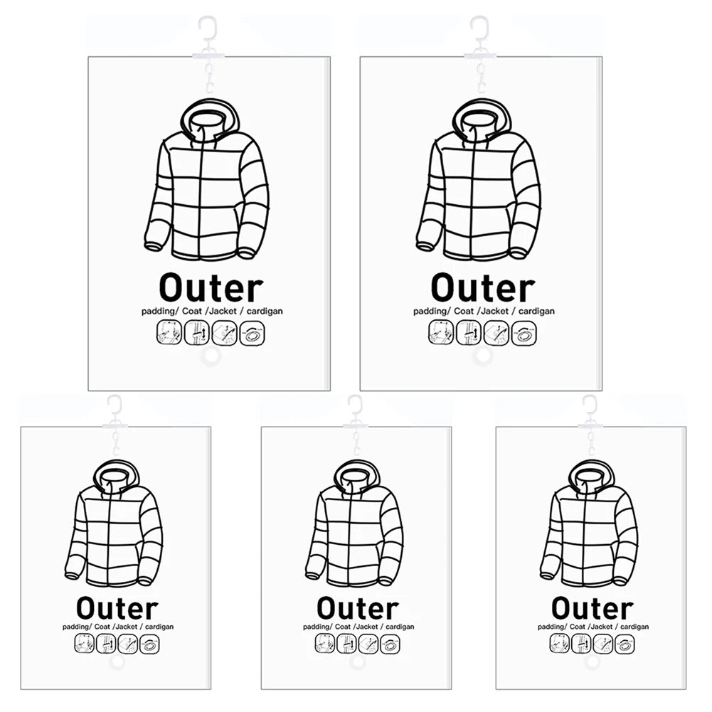 AeroGuard™ Hanging Vacuum Storage Bag – Dustproof Space-Saving Closet Organizer