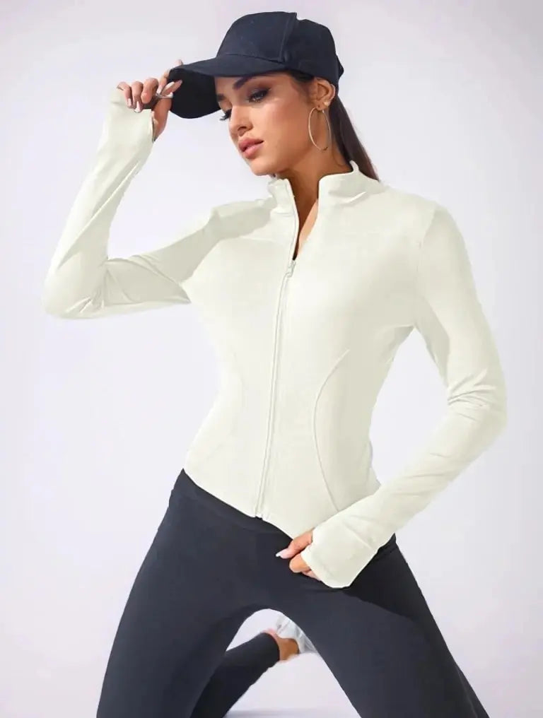 Yoga Fitness Long Sleeve Jacket – Noble Grace Edition
