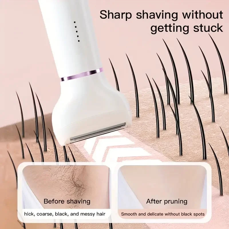 5-in-1 Electric Hair Trimmer for Women- MajestyTouch