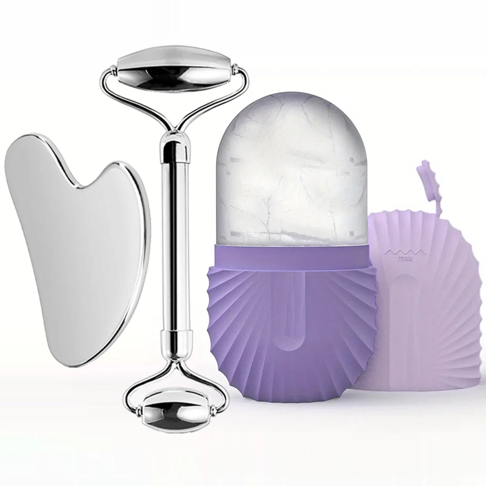 Ice Face Roller Facial Skincare Ice Roller set- Frosté Glow