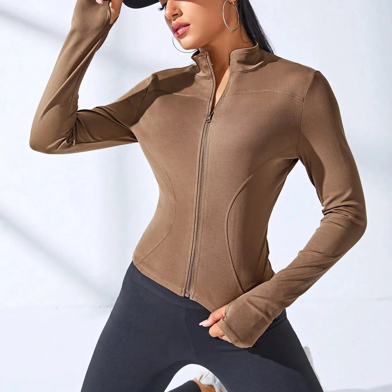 Yoga Fitness Long Sleeve Jacket – Noble Grace Edition