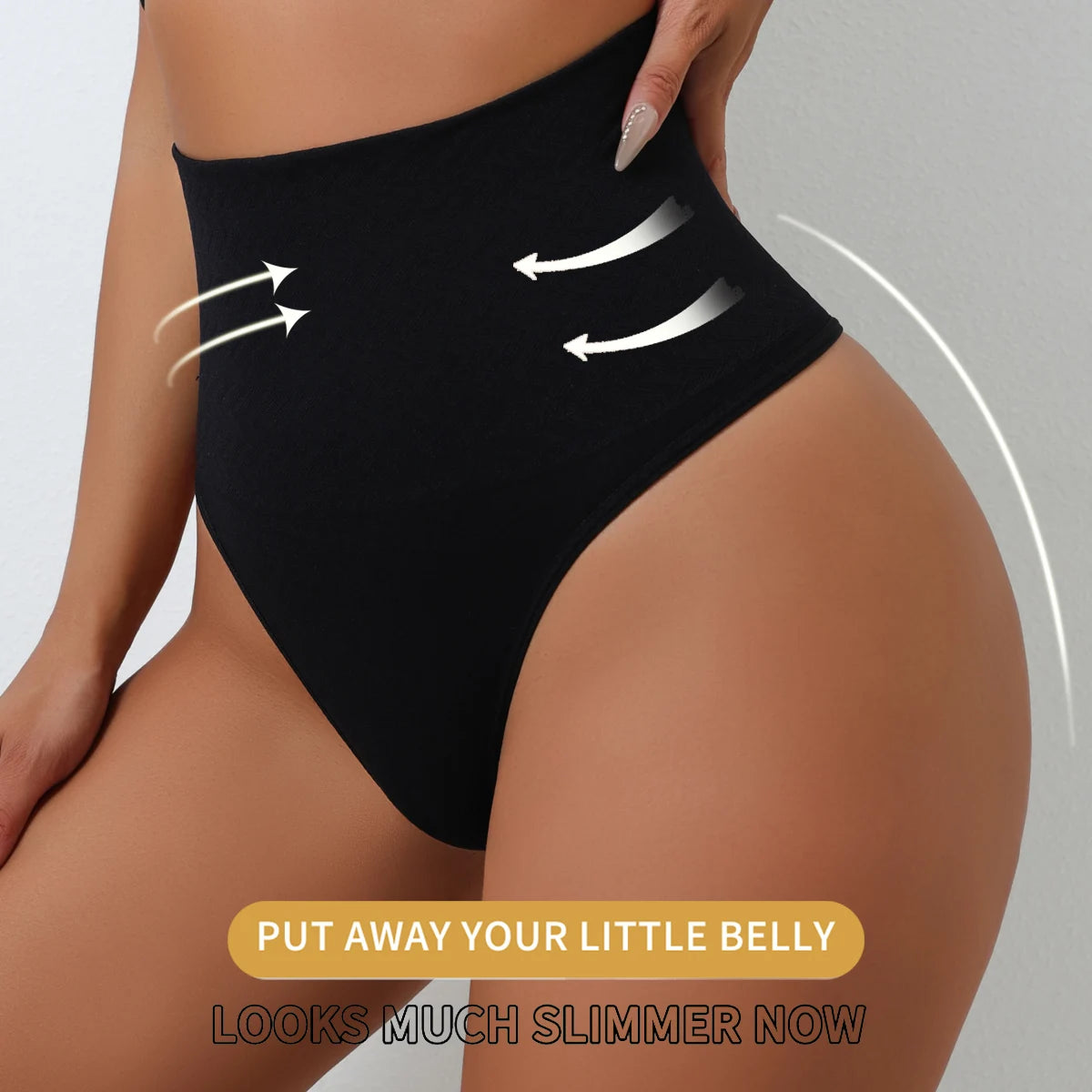 UBAU Seamless High-Waist Thong – Sculpting Elegance Edition