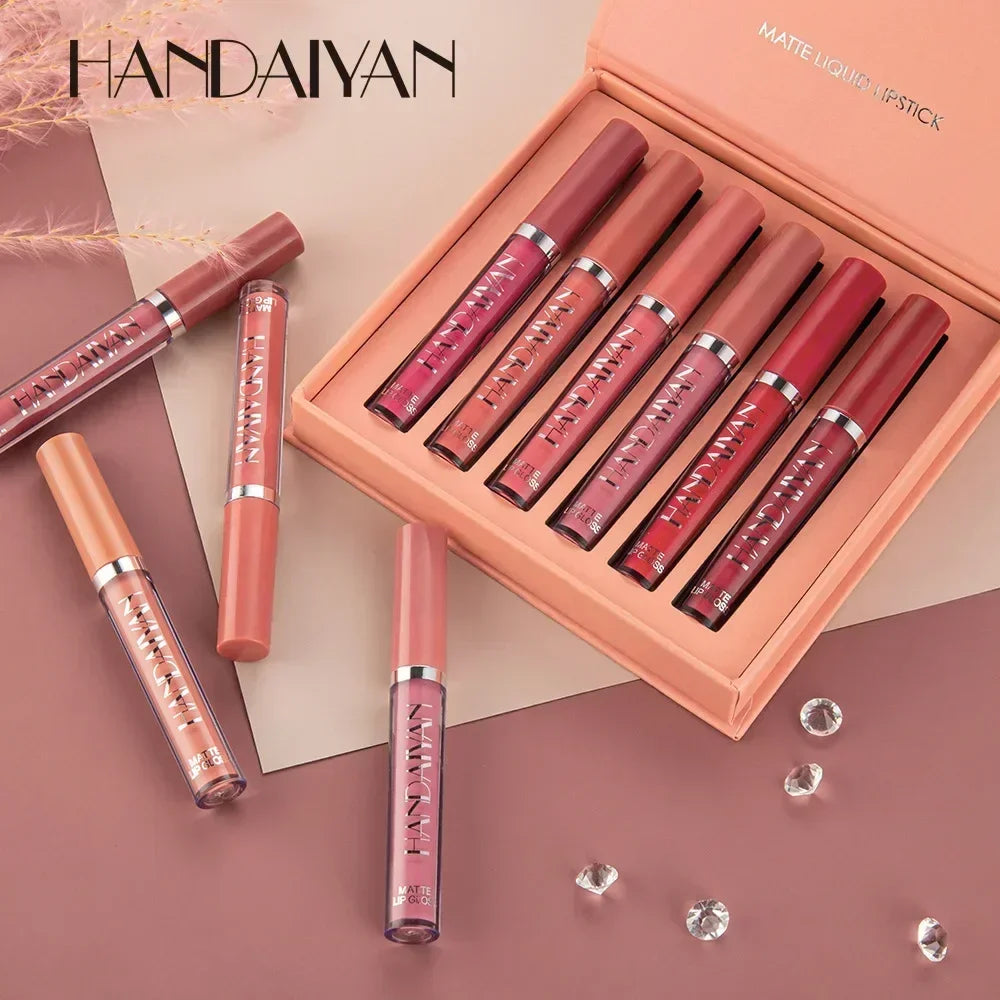 6-Piece Liquid Matte Lipstick Set – The Eternal Charm