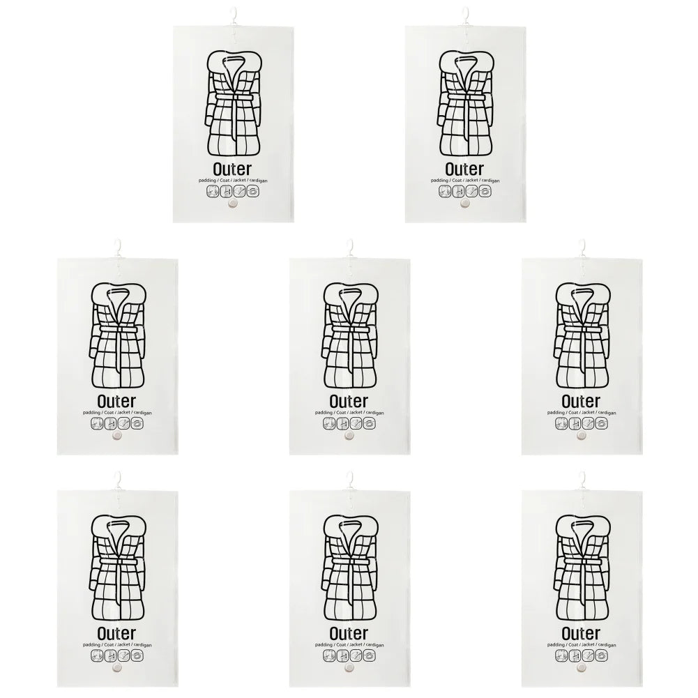 AeroGuard™ Hanging Vacuum Storage Bag – Dustproof Space-Saving Closet Organizer