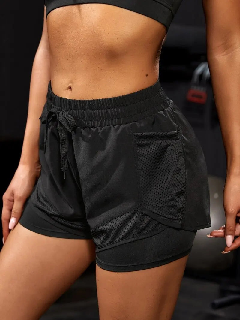Women’s Sports Shorts with Pockets – Dynamic Elegance Edition