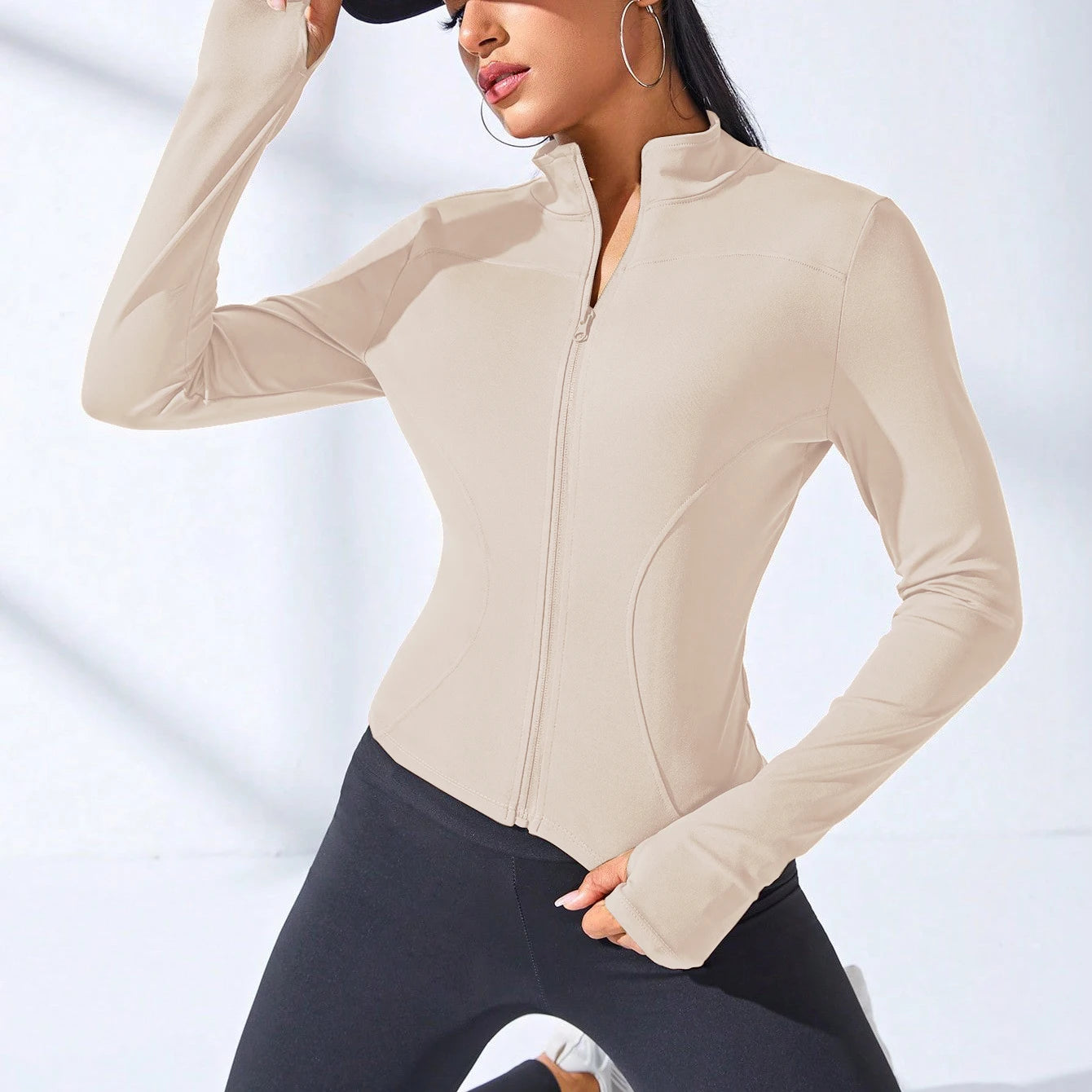 Yoga Fitness Long Sleeve Jacket – Noble Grace Edition
