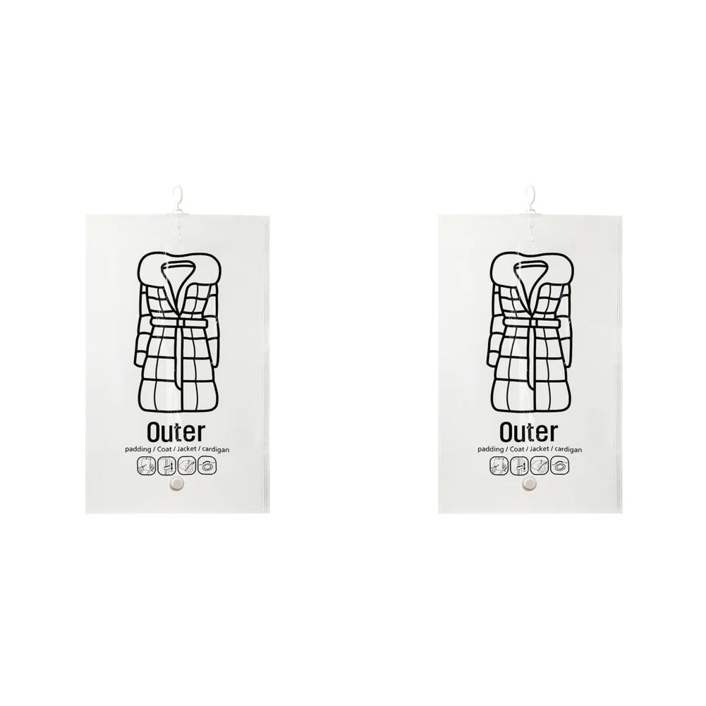 AeroGuard™ Hanging Vacuum Storage Bag – Dustproof Space-Saving Closet Organizer