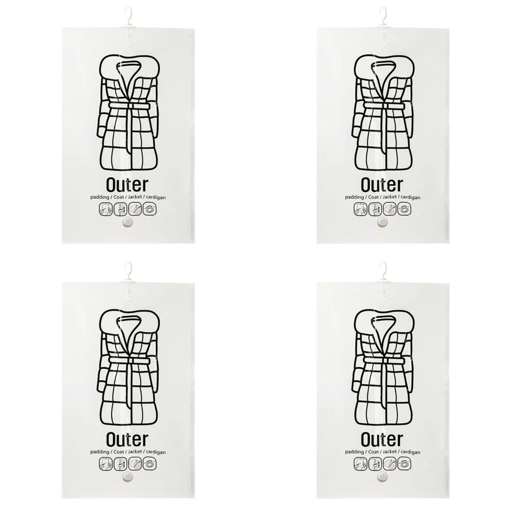 AeroGuard™ Hanging Vacuum Storage Bag – Dustproof Space-Saving Closet Organizer