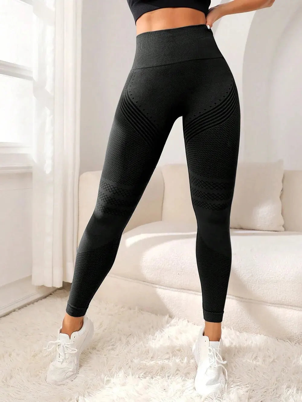 SculptFit High-Waist Sports Leggings – The Noble Silhouette