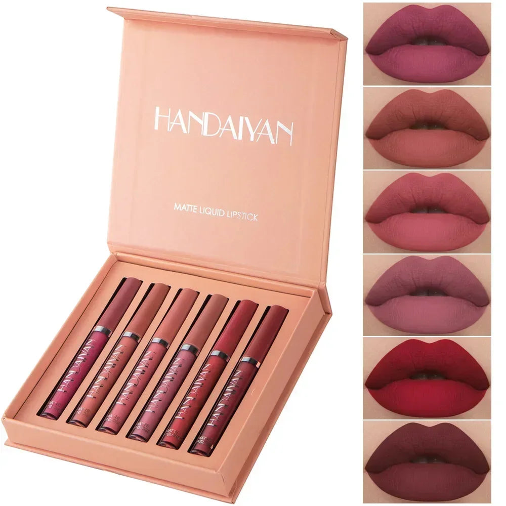 6-Piece Liquid Matte Lipstick Set – The Eternal Charm