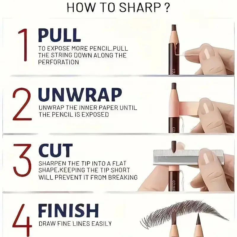 Eyebrow Pencil Waterproof and Non-smudge - Serene Definition