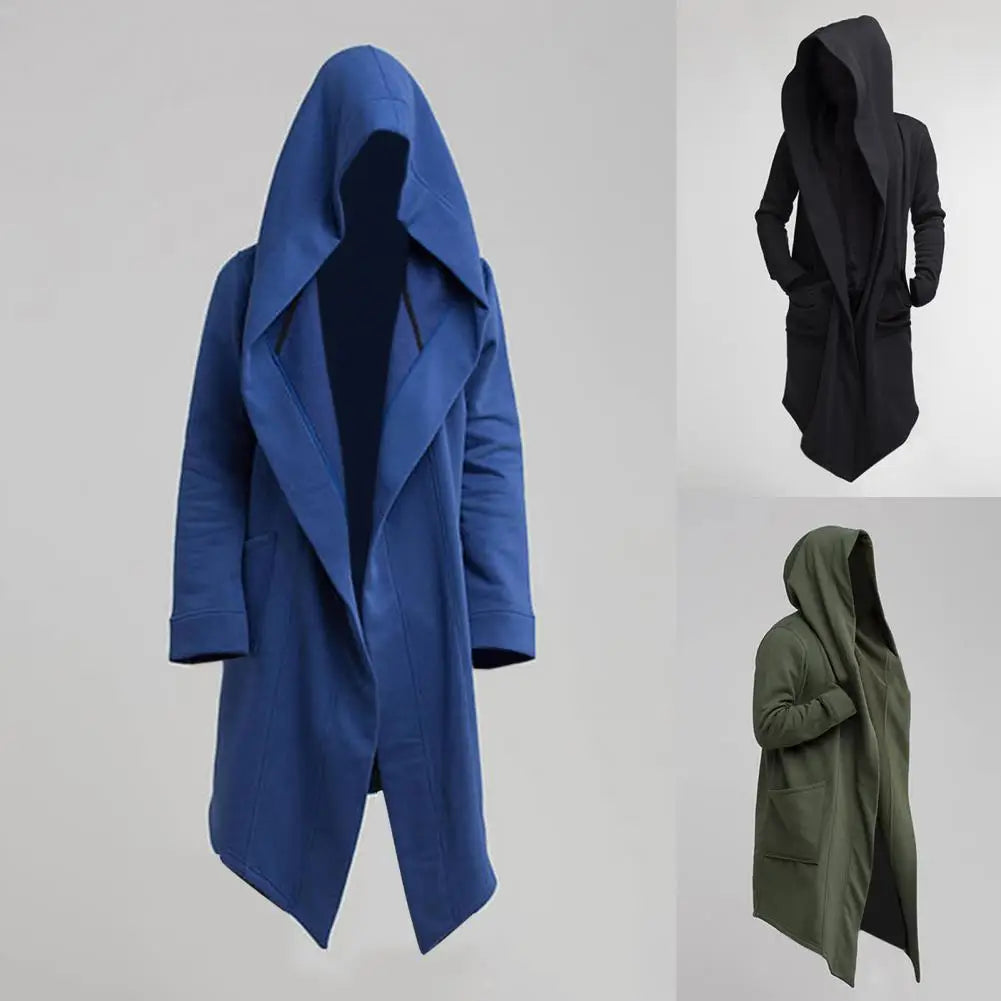 Urban Sovereign™ Men’s High-Street Hooded Trench Coat