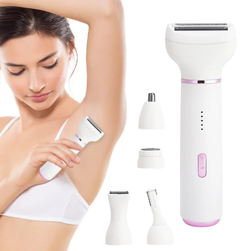 5-in-1 Electric Hair Trimmer for Women- MajestyTouch