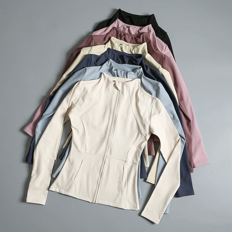 Yoga Fitness Long Sleeve Jacket – Noble Grace Edition