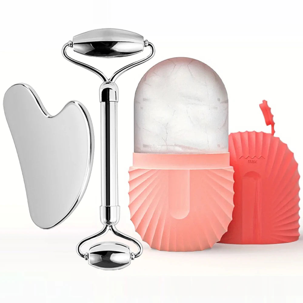 Ice Face Roller Facial Skincare Ice Roller set- Frosté Glow