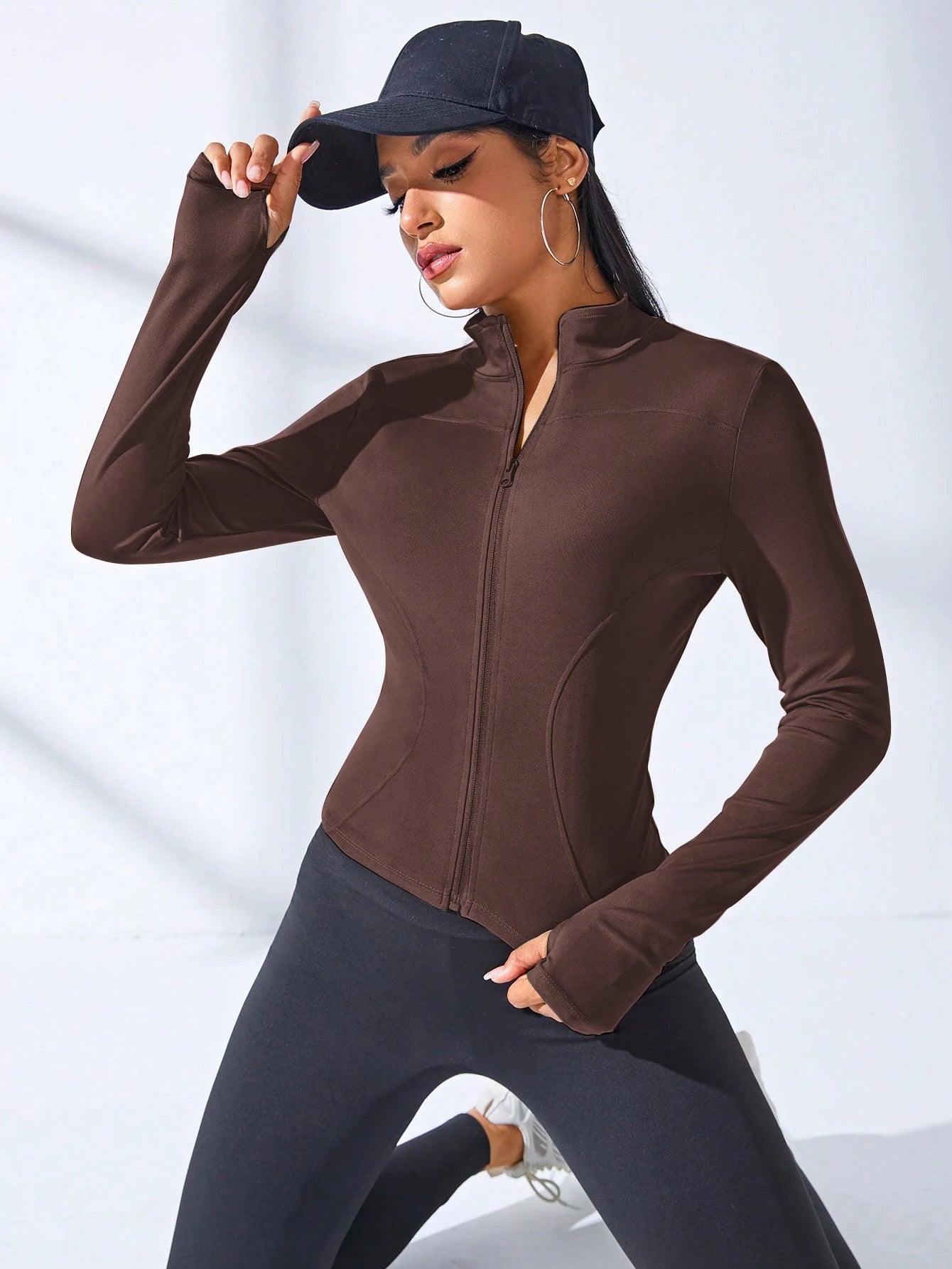 Yoga Fitness Long Sleeve Jacket – Noble Grace Edition