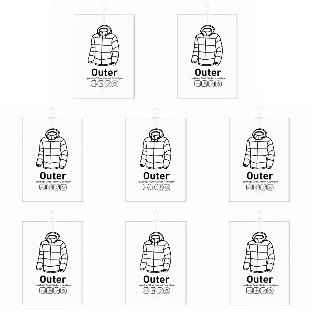 AeroGuard™ Hanging Vacuum Storage Bag – Dustproof Space-Saving Closet Organizer