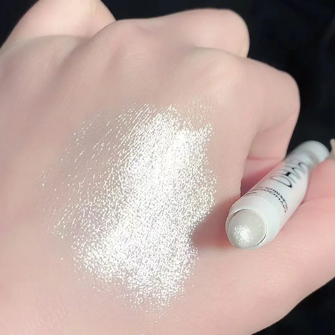 Glitter Highlighter Pen – The Silver Gleam