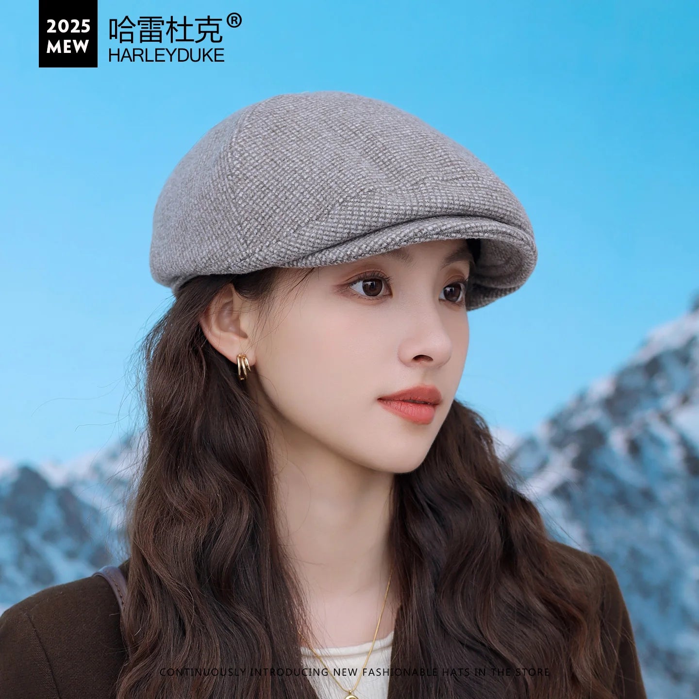 BelleÉpoque™ 3-Way Convertible Wool Beret – Vintage British Style Winter Hat