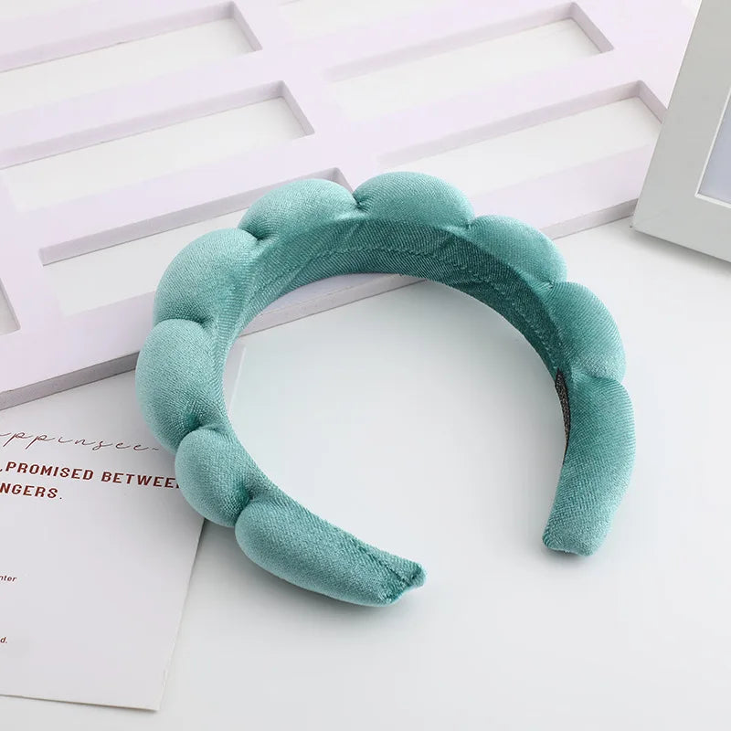 Velvet Padded Hairband – The Retro Grace
