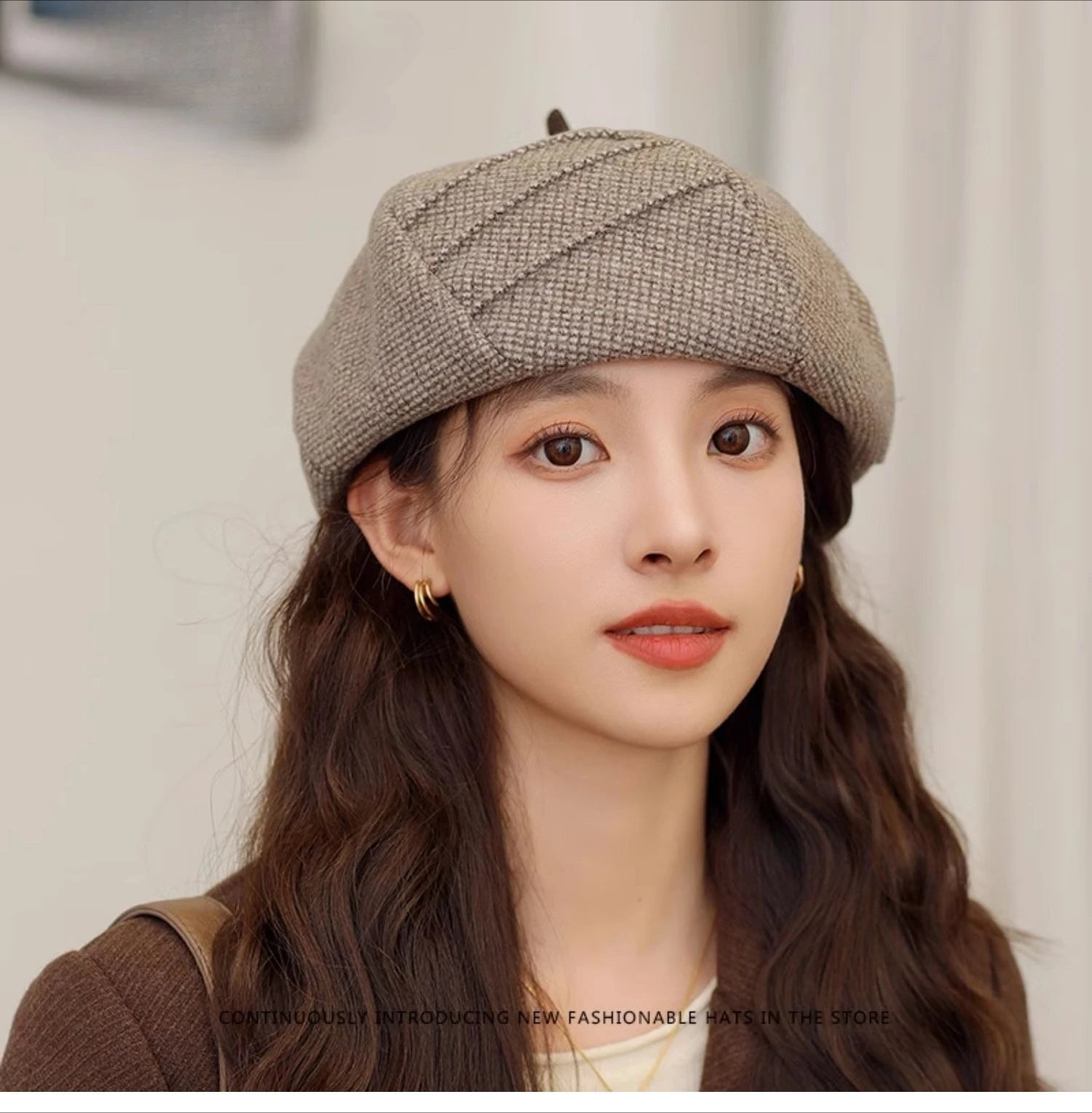 BelleÉpoque™ 3-Way Convertible Wool Beret – Vintage British Style Winter Hat