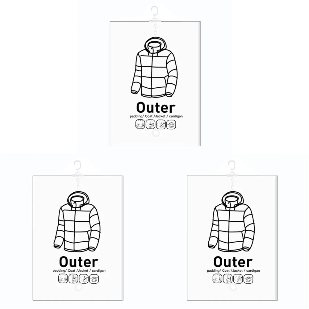 AeroGuard™ Hanging Vacuum Storage Bag – Dustproof Space-Saving Closet Organizer