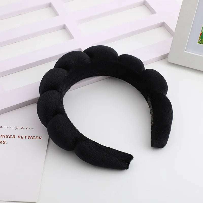 Velvet Padded Hairband – The Retro Grace