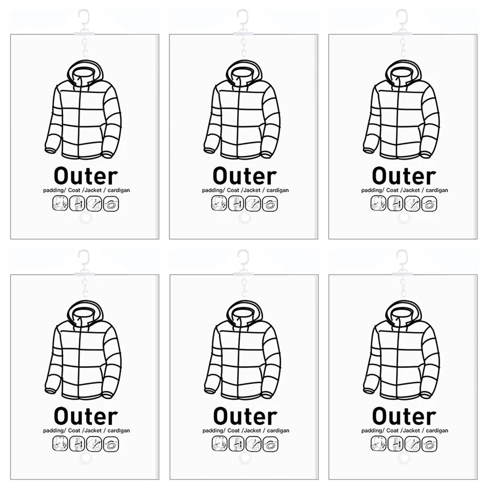 AeroGuard™ Hanging Vacuum Storage Bag – Dustproof Space-Saving Closet Organizer