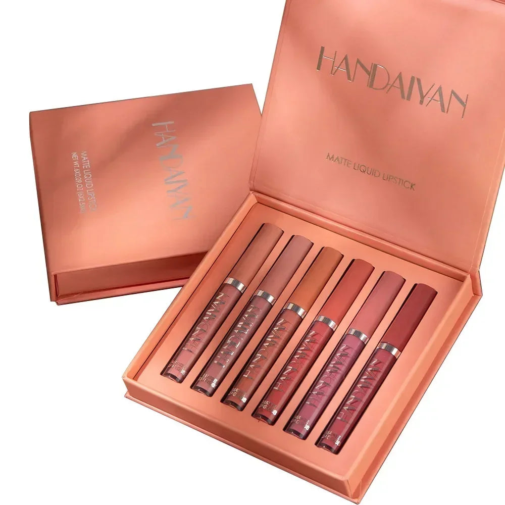 6-Piece Liquid Matte Lipstick Set – The Eternal Charm