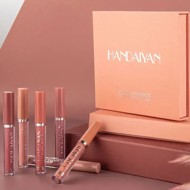 6-Piece Liquid Matte Lipstick Set – The Eternal Charm