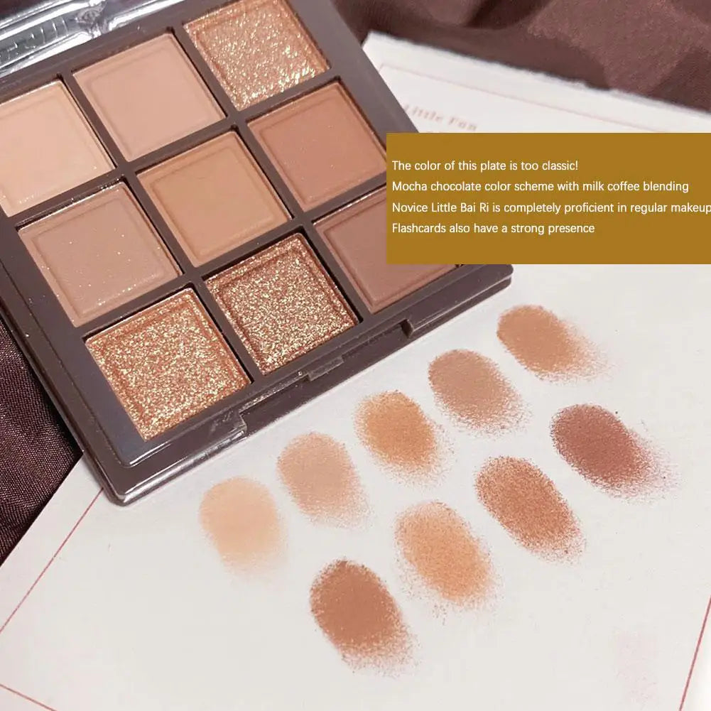 9-Color Eyeshadow Palette – The Smoky Muse