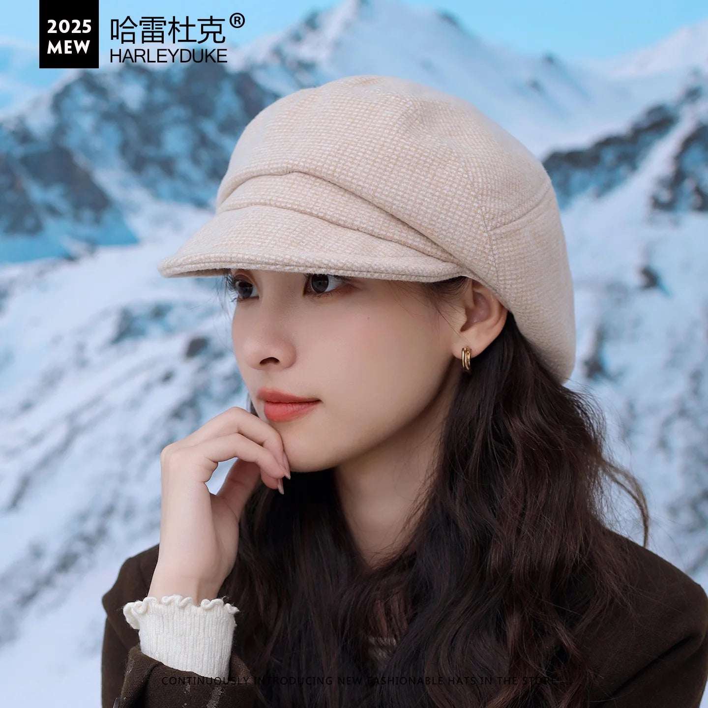 BelleÉpoque™ 3-Way Convertible Wool Beret – Vintage British Style Winter Hat