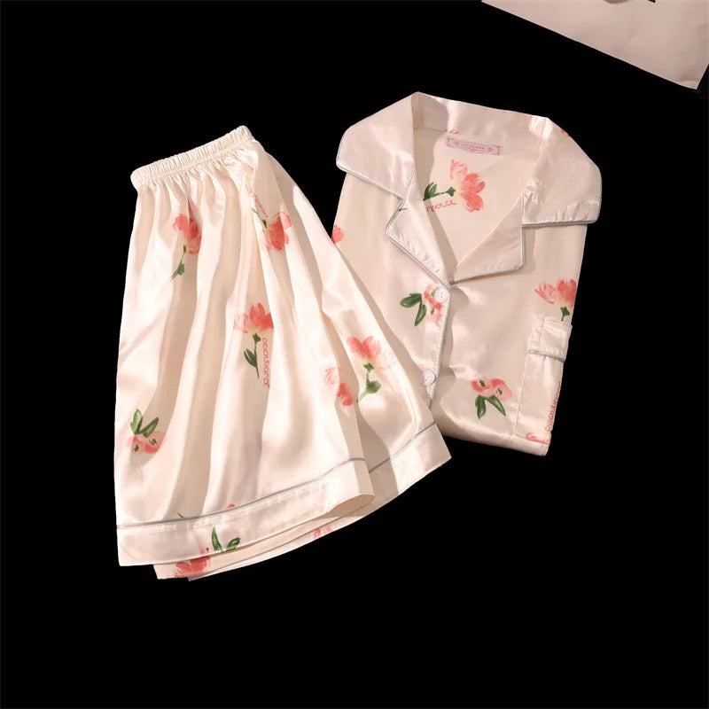 Cherry Print Pajama Set – The Summer Bloom