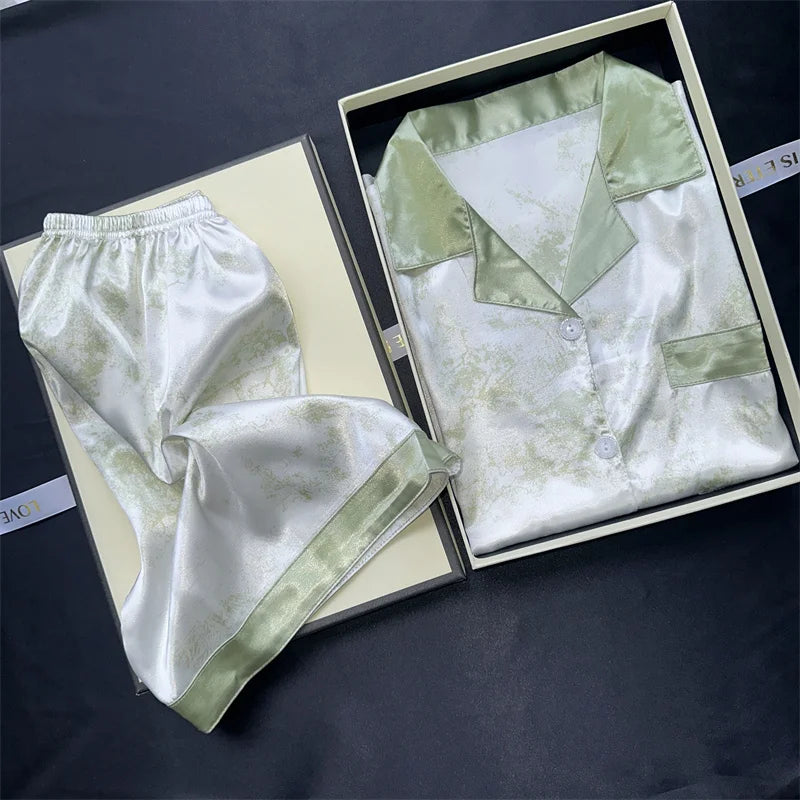 Cherry Print Pajama Set – The Summer Bloom