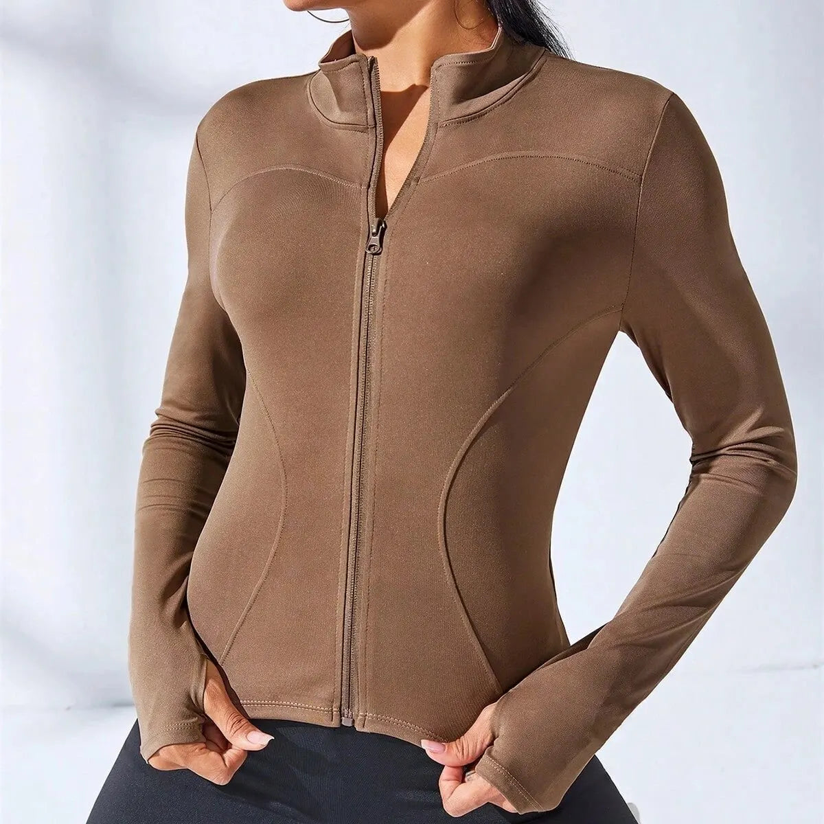 Yoga Fitness Long Sleeve Jacket – Noble Grace Edition