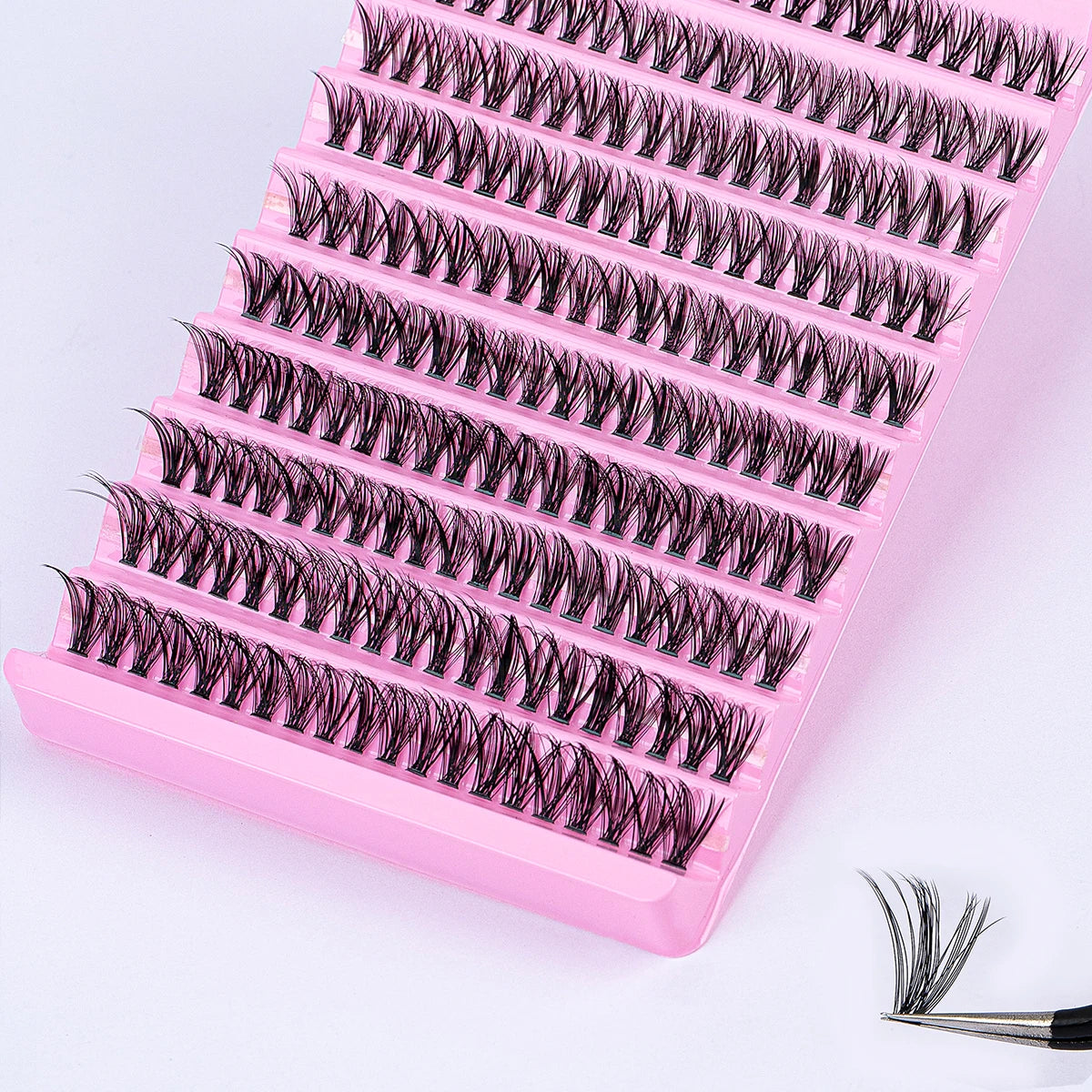 SEXYSHEEP DIY Lash Extension Kit (200 Clusters, D Curl 8–16 mm) – The Atelier Lash